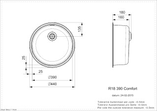 R18 390 COMFORT Line Drawing