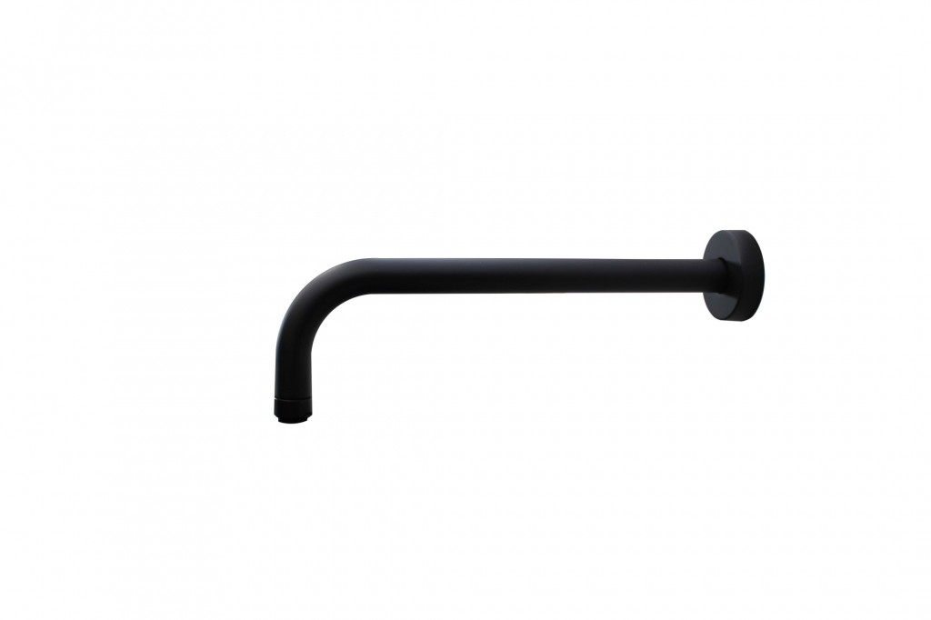 DICM0488Timea Black Round Wall Shower Arm