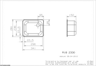 R18 2330 OSK Line Drawing